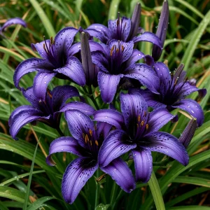 Лилейник Блю Айрис купить по цене от 324р. в интернет-магазине «Посадика» с доставкой почтой в в Артемовскийе и по всей России – [изображение №1].